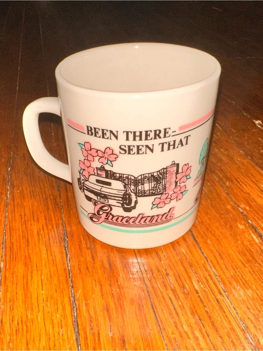 Vintage Elvis Presley Graceland Memphis Tennessee Rock N Roll Coffee Mug
